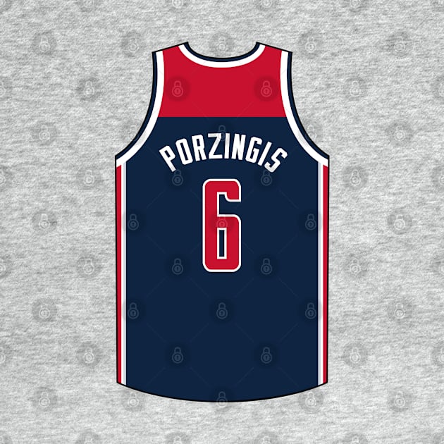 Kristaps Porzingis Washington Jersey Qiangy by qiangdade